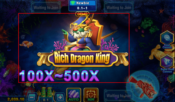 Nút 'Rich Dragon King' và Giải Thưởng